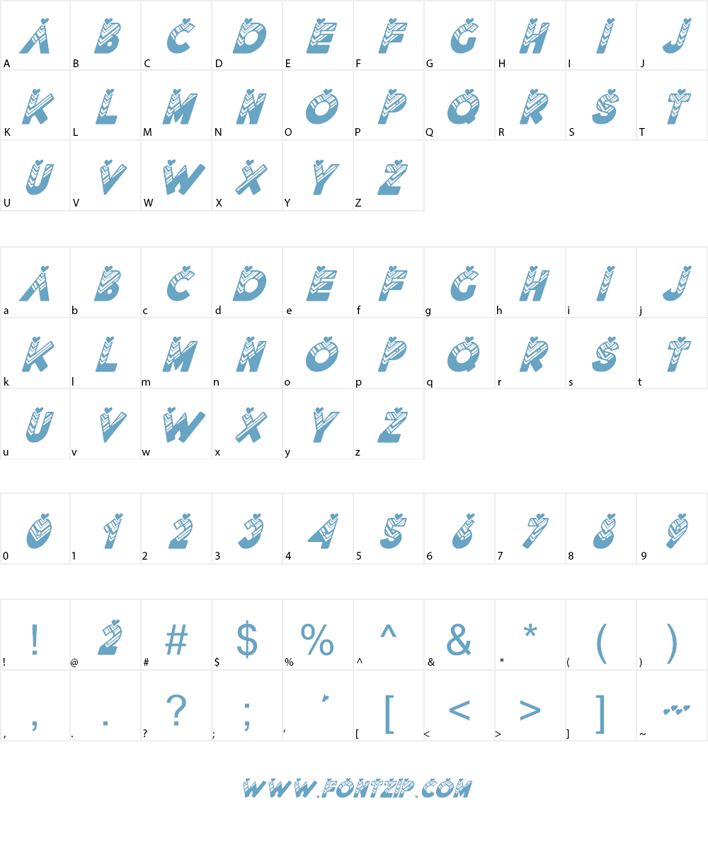 Lovantine Font Character